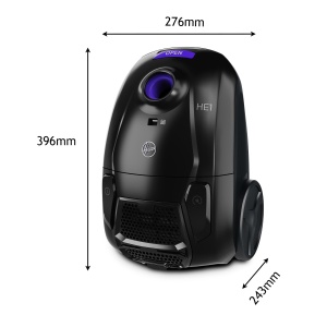 Aspirator de podea compact si puternic Hoover HE1 pentru pardoseli dure si covoare, filtru de praf EPA, sac de praf de 2,5 l, accesoriu integrat, raza de lucru de 7,5 m [HEZ107HM] - Img 8