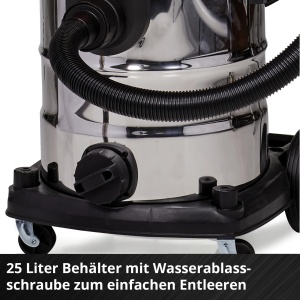 Aspirator Einhell TE-VC 3625 Li S-Solo 25L ECOBOOST Mode NegruRosu - Img 8