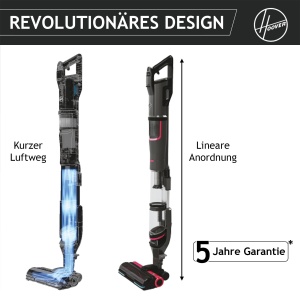 Aspirator fara fir Hoover HFX cu lumina LED, aspirare pana la 120 m2 I Aspirator fara fir cu Corner Genie(tm) pentru curatarea colturilor si marginilor I cu anti-rasucire impotriva incurcarii parului aspirat [HFX10H] - Img 2
