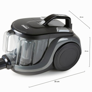 Aspirator fara sac DOMO DO7295S, 2.5L, 850W, tehnologie Zyklon, negru - Img 5