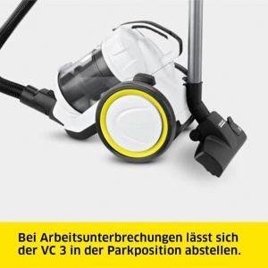 Aspirator fara sac Karcher VC 3, 700W, filtru HEPA 13, recipient 0.9L, galben - Img 6
