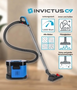 Aspirator Genius Invictus C9, 1000W, 4L, 6 duze, auto si interior - Img 3