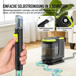 Aspirator pentru mocheta HYCHIKA 1800W, auto-curatare, 17 kPa - Img 5