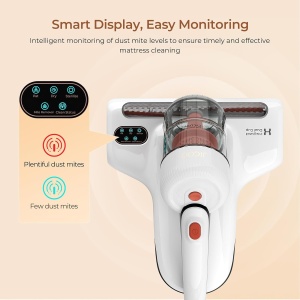 Aspirator pentru saltele JIGOO J200 500W UV LED eliminare alergeni 999 - Img 2