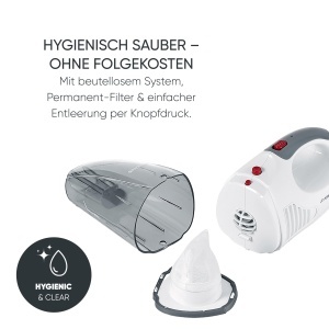 Aspirator portabil Severin HV 7144, 7.4V, 3-in-1, albrosu - Img 6