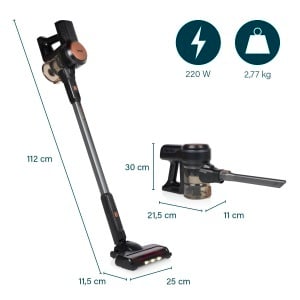 Aspirator Princess Dynamic Storm, 220W, 30 min autonomie, 600 ml - Img 2