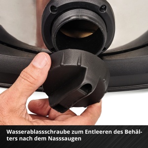 Aspirator profesional fara fir Einhell TP-VC 36/30 S Auto-Solo Power X-Change (Li-Ion, 36 V, functie de conectivitate cu pornire automata, functie ECO/BOOST, fara baterie si incarcator) - Img 7