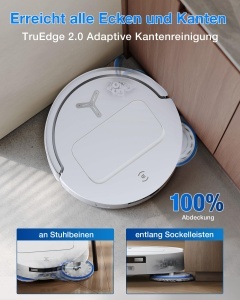 Aspirator robot ECOVACS DEEBOT T50 Omni Gen3, 25000 Pa, functie de spalare - Img 3