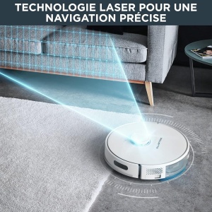 Aspirator robot Rowenta X-Plorer Serie 75, 4-in-1, 120 min autonomie, alb - Img 4
