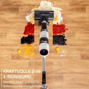 Aspirator Rowenta X-Clean 5 GZ5557EE, 2-in-1, 50 min autonomie, alb - Img 2