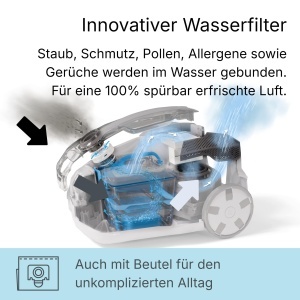 Aspirator THOMAS Aqua Multi CLEAN X10 PARQUET, 1700 W, cu functie de spalare - Img 6