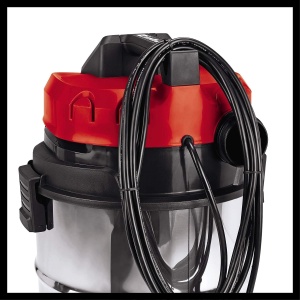 Aspirator umed/uscat Einhell TE-VC 2230 SA (tehnologie ECO, 1.150 W, recipient din otel inoxidabil de 30 l, racord prin suflare, regulator de aer fals, incl. combinatie de duza covor/podea neteda, furtun 3 m, tub telescopic) - Img 7