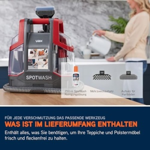 Aspirator Vax SpotWash Fleckenreiniger Compact pentru Curatare Tapiterii si Podele - Img 14