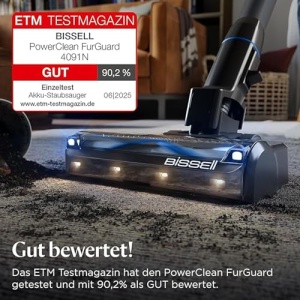 Aspirator vertical Bissell PowerClean FurGuard 4091N 280W fara fir autonomie 50 min HEPA - Img 2