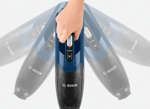 Aspirator vertical Bosch Readyyy BBHF216, 2in1, 16V, autonomie 40 min, albastru - Img 5