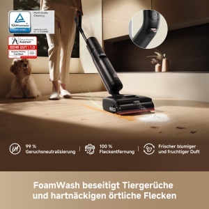 Aspirator vertical cu abur Dreame H15 Pro FoamWash, negru - Img 2