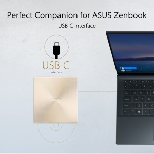 ASUS Zendrive U8M Gold SDRW-08U8M-U USB-C M-DISC Backup - Img 5