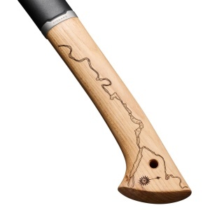 Axa Universala Fiskars 375 Ani, Editie Limitata, 35.5 cm, Karbonstahl, Negru - Img 7