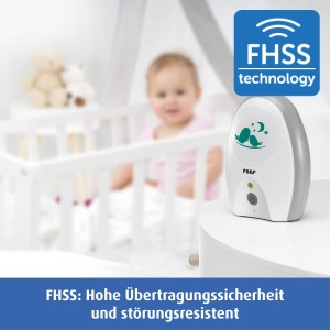Babyfon digital reer Neo, fara camera, ECO-Modus, 250 m, Alb - Img 8
