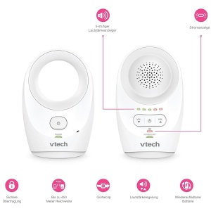 Babyfon VTech BM1120, audio de inalta calitate, raza 460 m, acumulatori reincarcabili - Img 2