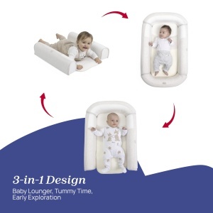 Babynestchen Chicco Mommy Pod 3in1, 81 cm x 49 cm, Bio-Baumwolle, Bej - Img 3