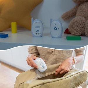 Babyphone Audio Badabulle cu Alarma Acustica si Vizuala, 300m, Functionare cu Baterii sau Alimentare - Img 8
