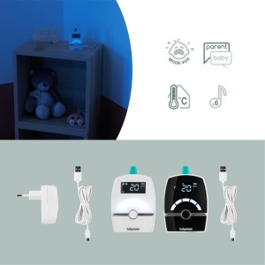 Babyphone Babymoov Premium Care - Tehnologie Digitala Verde, 1400m, Functii Multiple - Img 5