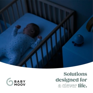 Babyphone cu camera Babymoov YOO ROLL - 10 ore autonomie, display 3,5 inch, noapte - Img 8