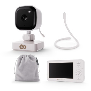 Babyphone Kinderkraft NITEEYE TRAVEL cu camera, monitor 4,3, fara WLAN, alb