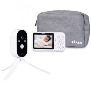 Babyphone Video Beaba Zen Travel, 2,8 inch, acumulator 36h, fara WLAN, noapte