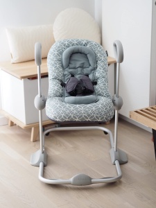 Balansoar pentru bebelusi Beaba Up Down III - 4 inaltimi, ergonomic, cu centura de siguranta - Img 2