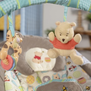 Balansoar pentru bebelusi Disney Baby Winnie the Pooh Vibratii Melodii Suport detasabil - Img 4