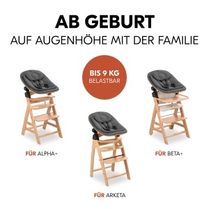 Balansoar si scaun pentru bebelusi hauck Highchair Bouncer Eco, 2in1, gri profund - Img 3