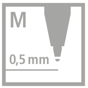 Balpen STABILO pointball, albastru, varf 0.5mm, mecanism clic - Img 7