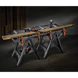 Banc de lucru multifunctional Worx Pegasus WX051 pliabil capacitate maxima 450 kg - Img 4