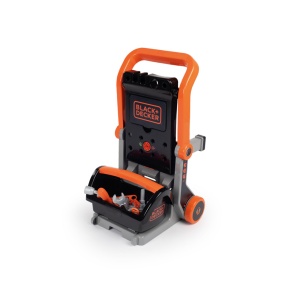 Banc de lucru pentru copii Smoby Black Decker 3-in-1 cu 18 accesorii - Img 3