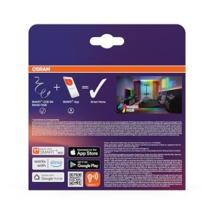 Banda LED decorativa Osram SMART WIFI, 22W, RGB, control prin telecomanda, IP20 - Img 12