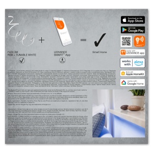 Banda LED inteligenta Ledvance SMART BT FLEX 3M, RGBW, 3 metri, control Bluetooth - Img 5
