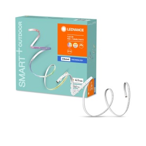 Banda LED RGBW LEDVANCE 3 metri pentru exterior, control vocal, IP65