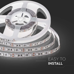 Banda LED V-TAC 5 metri, 11 W, lumina naturala 4000 K, autoadeziva - Img 7