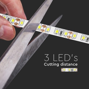 Banda LED V-TAC 600 LEDs SMD3528 5 m Lumina Naturala 4500 K - Img 6