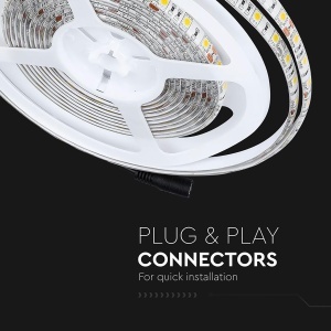 Banda LED V-TAC pentru Exterior, 5m, 12W, IP65, Lumina Calda 3000K - Img 7