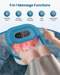 Basin de picioare COMFIER cu functie de masaj, temperatura reglabila, timer - Img 4
