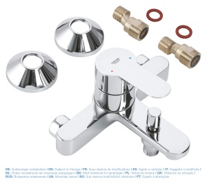 Baterie cada GROHE BauEdge, automata, cu cartus ceramic de 46 mm - Img 5