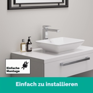 Baterie chiuveta hansgrohe Vernis Shape, crom, inaltime 190 mm, economisire apa - Img 3