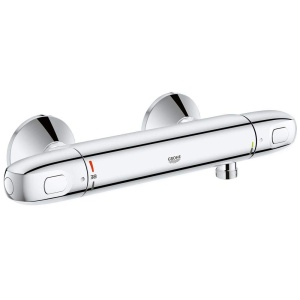 Baterie de dus GROHE Grohtherm 1000, crom, cu limitare temperatura, economisire apa