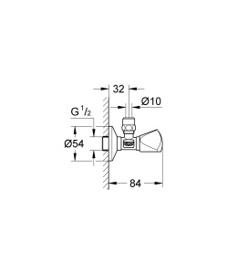 Baterie Grohe Mini 22939000 Crom Design Modern Made in Germany - Img 3