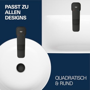 Baterie lavoar GROHE Dice mat negru economisire apa montaj rapid - Img 10