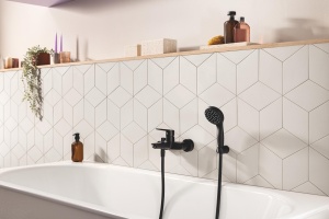 Baterie pentru cada GROHE Start 322782432, mattschwarz, cu temperatura limitata - Img 3