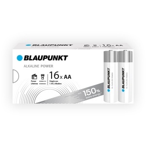 Baterii AA Alkaline Blaupunkt LR6BPO16CB, 16 buc, durata 7 ani, fara scurgeri